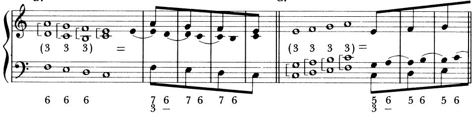 B.；C.