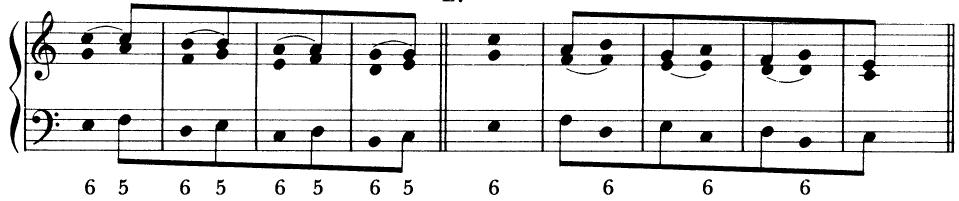 D. Root movement by 5th；E.