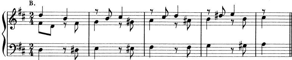 G. F. Handel: Fugue in b