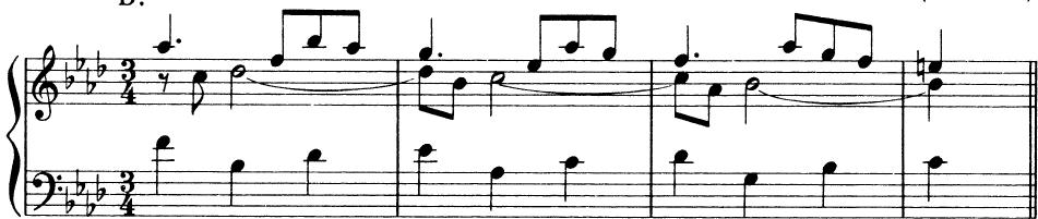 D.；G. F. Handel: Courante (Suite in f)