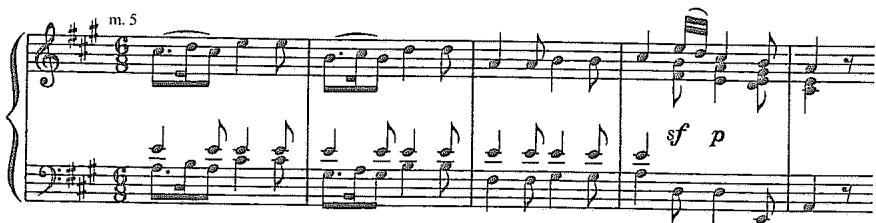 Example 2.6. Recomposition of the consequent phrase in Mozart&rsquo;s K. 331
