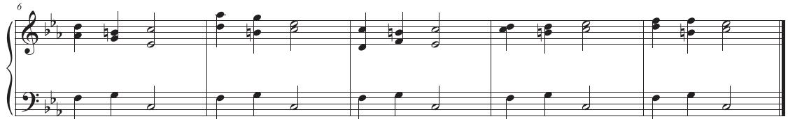 EXAMPLE 2.13 ii-​V-I cadences.