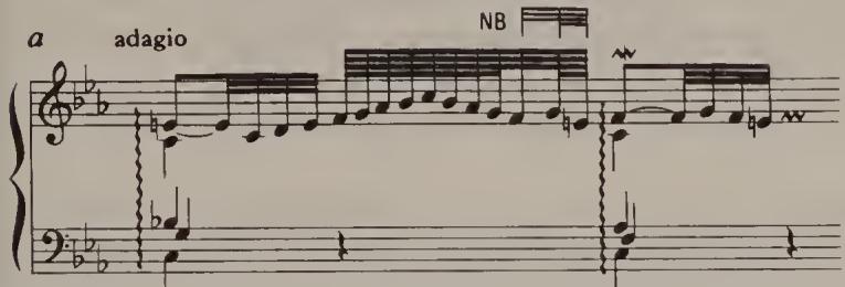 Ex. 2.2. WTC I, Prelude in C minor, bar 34 The manuscript and most of the copies