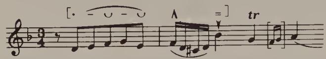 Ex. 2.3. WTC I, Fugue in D minor, subject