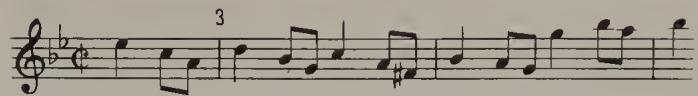 Ex. 2.15. Partita No. 6, BWV 830, Air, bars 1–12；Ex. 2.14