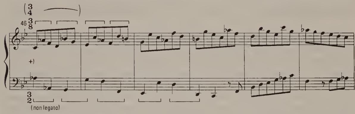 Ex. 2.39. French Suite No. 2, BWV 813, Corrente, bars 46–55