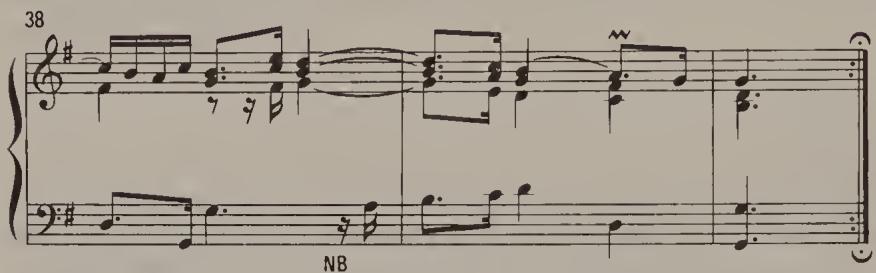 Ex. 2.72. Partita No. 5, BWV 829, Sarabande, bars 38–40, version corrected by Bach