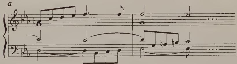 Ex. 2.81. Comparison of a Couperin, Messe pour les paroisses, Offertory and b Bach, Organ Prelude in E flat major, BWV 552, after Hans Klotz, L&rsquo;Interprétation de la musique française au 17e et 18e siècles (Paris, 1974), 163