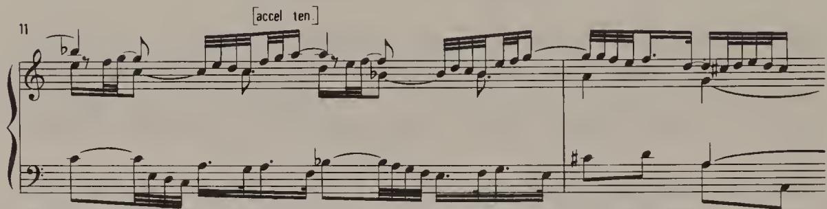 Ex. 2.91. Partita No. 3, BWV 827, Allemande, bars 11–12