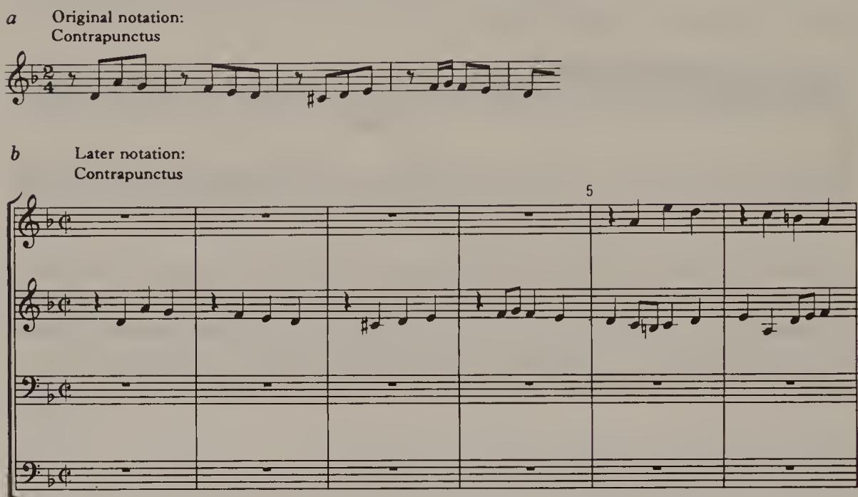 Ex. 3.3. The Art of Fugue, Contrapunctus 11, opening