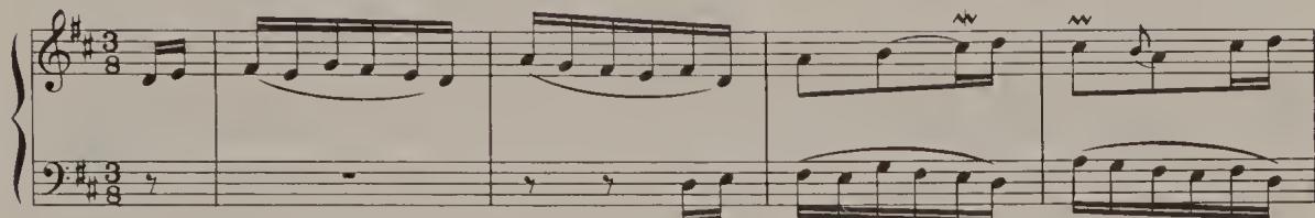 Ex. 4.4. Invention No. 3, BWV 774, bars 1–4