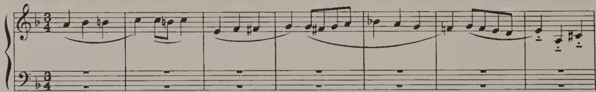 Ex. 4.13. Chromatic Fugue, bars 1–13, articulation by Paul Badura-Skoda