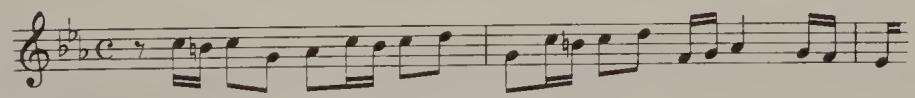 Ex. 4.18. WTC I, Prelude in B flat minor, bars 1–4；Ex. 4.19. WTC I, Fugue in C minor, bars 1–3