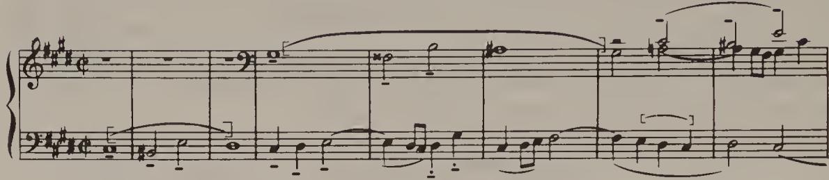 Ex. 4.53. WTC I, Fugue in C sharp minor, bars 1–8