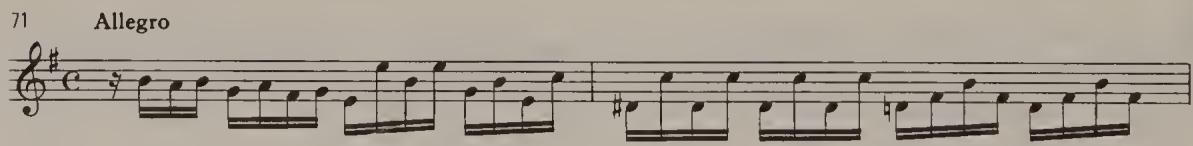 Ex. 4.65. Harpsichord Toccata in E minor, BWV 914, bars 71–5