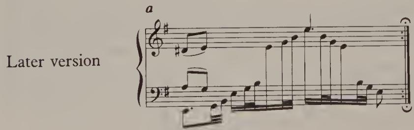 Ex. 4.68. Partita No. 6, BWV 830, Allemande, bar 20