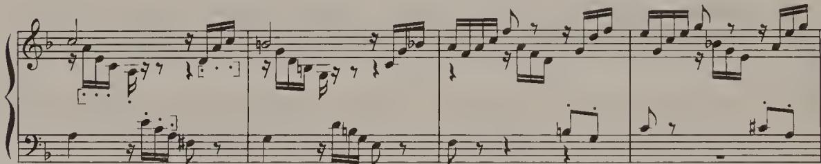Ex. 4.74. Chromatic Fugue, bars 49–52
