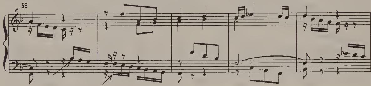 Ex. 4.78. Italian Concerto, first movement, bars 56–60