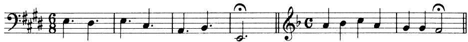 EXAMPLE 4-11；Werde munter, mein Gemüte