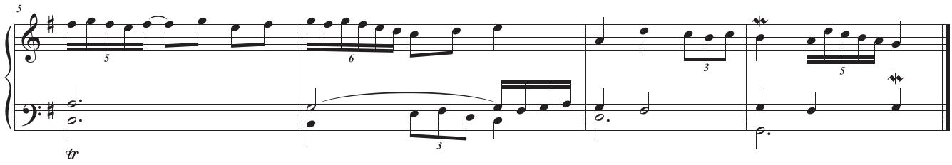EXAMPLE 5.18 Problems and solutions with diminutions in two voices.