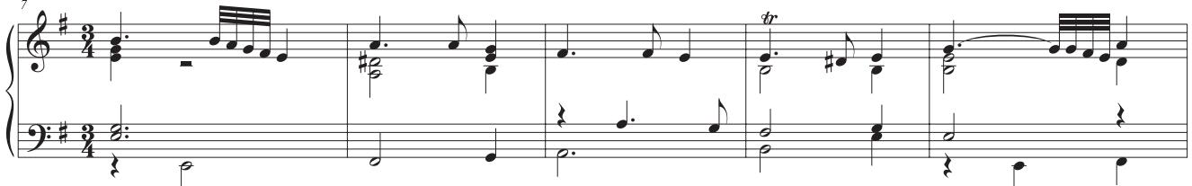 Pachelbel: Sarabande in E minor