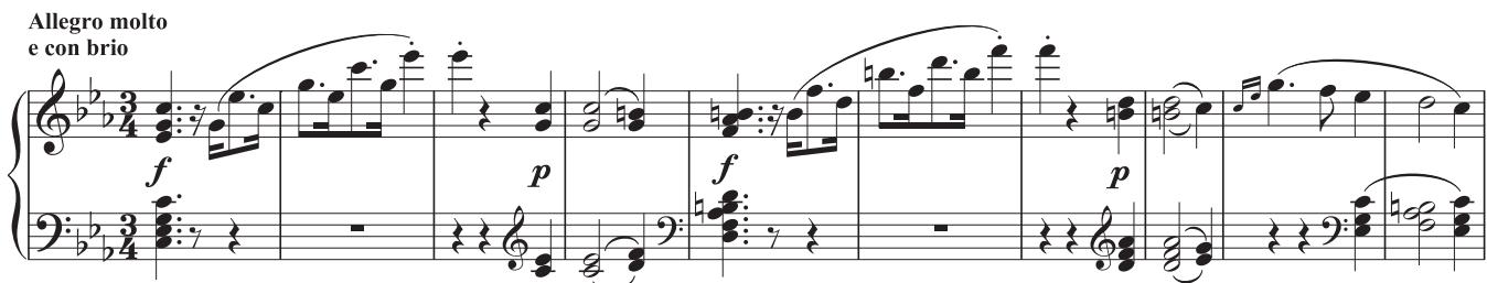 EXAMPLE 5.38 Beethoven, Piano Sonata in C minor, Op. 10, No. 1, i, 1–31 (R = 2N)