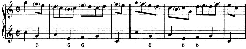 A. Accented non-harmonic tones (original) B. unaccented non-harmonic tones