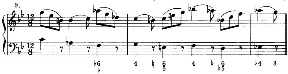 EXAMPLE 5-11 (cont&rsquo;d)；J. S. Bach: Aria “Seufzer, Tränen, Kummer, Not” (Cantata No. 21 Ich hatte viel Bekümmernis)