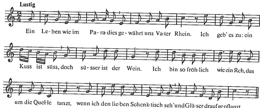Example 5.2. C. P. E. Bach: &ldquo;Trinklied&rdquo;