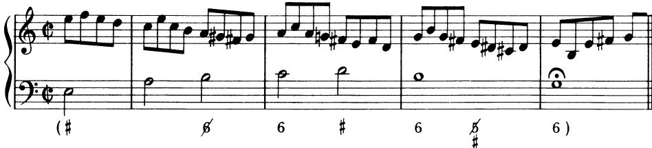 EXAMPLE 6-4；Von Gott will ich nicht lassen