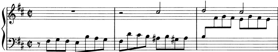 EXAMPLE 6-5；Johann Kirnberger: Ach Gott, vom Himmel sieh&rsquo; darein (Die Kunst des reinen Satzes in der Musik 1771-79)