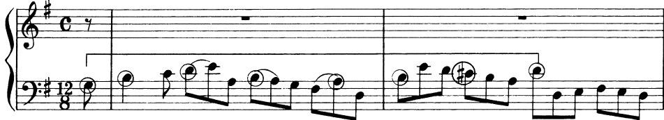 EXAMPLE 6-16；Johann Walther: Herr Jesu Christ, dich zu ans wend&rsquo; (Variation 7)