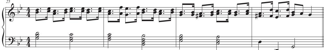 Händel: Passacaglia in G minor, HWV 432