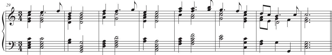 Händel: Chaconne in C, HWV 443. The &ldquo;Monte Romanesca&rdquo; or ascending fifths