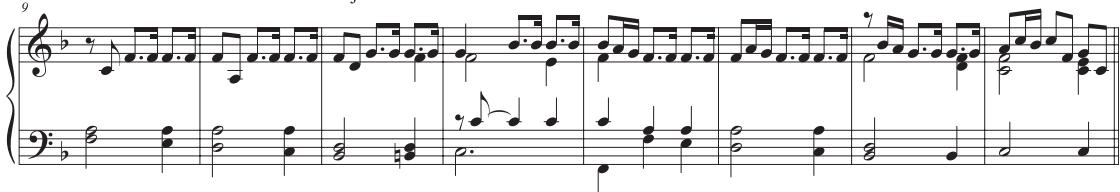 JCF Fischer: Chaconne in F major