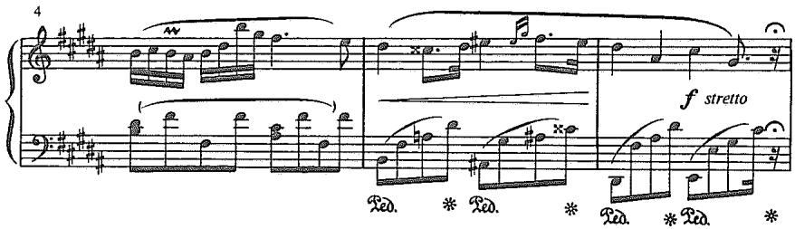 Example 7.11. Chopin: Nocturne in B Major, Op. 32, No. 1 (beginning)