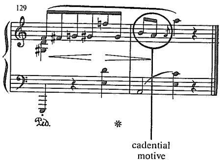 Example 7.20. Chopin&rsquo;s Op. 59, No. 1, mm. 129–30