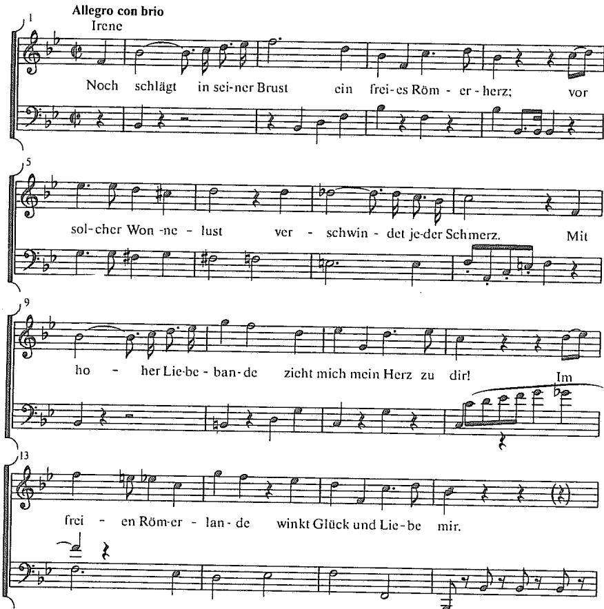 Example 8.1. Wagner: Rienzi, Act I, trio (beginning)