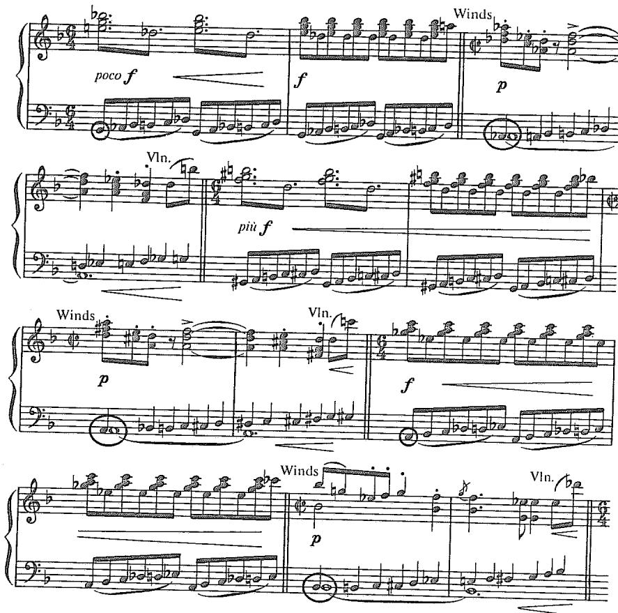 Example 8.7. Der fliegende Holländer, Overture (excerpt)
From Richard Wagner, Der fliegende Holländer (G. Schirmer Opera Score Editions). Copyright by G. Schirmer, Inc. Reprinted with permission.