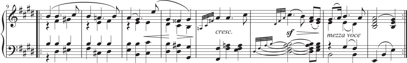 Presto vivace