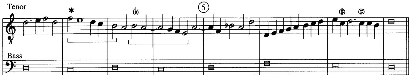 Example 9-11 (Josquin Desprez)