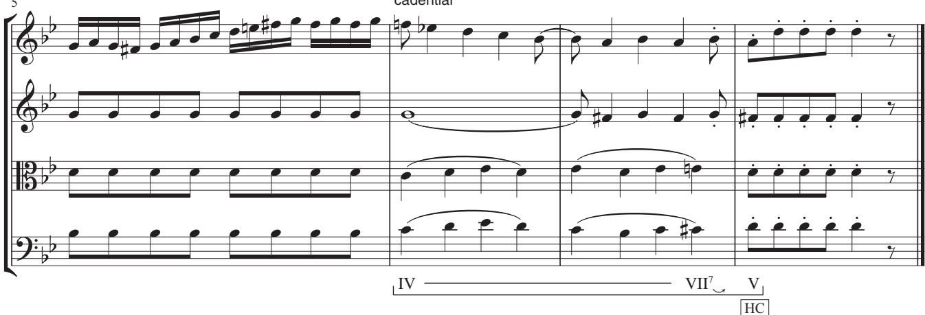 EXAMPLE 10.2 Mozart, Symphony No. 38 in D (“Prague”), K. 504, i, 37–45