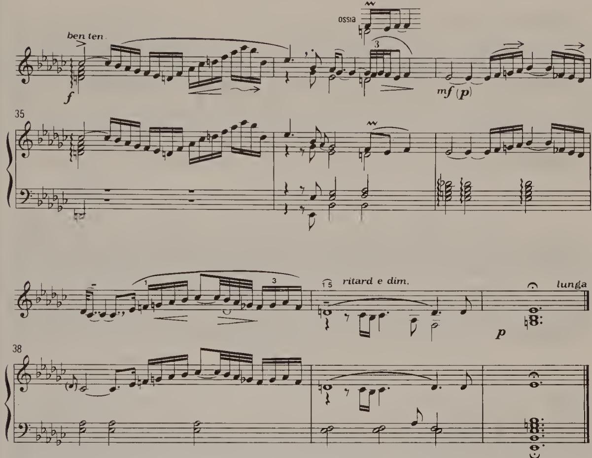 Bar 39. Variant: last quaver $eb^1$ in place of $d^1$ (Altnikol P 402, Kirnberger P 57 by correction, Schwencke P 203, etc.: authenticity questionable).