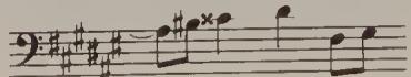 Bar 41. Original version in the bass (see n. to bars 20-1):