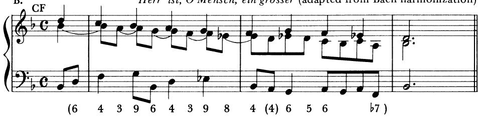 Herr&rsquo; ist, O Mensch, ein grosser (adapted from Bach harmonization)