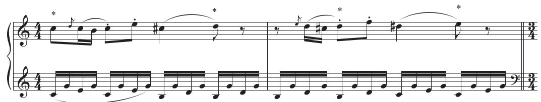 Hummel, Trio from Minuet No. 2