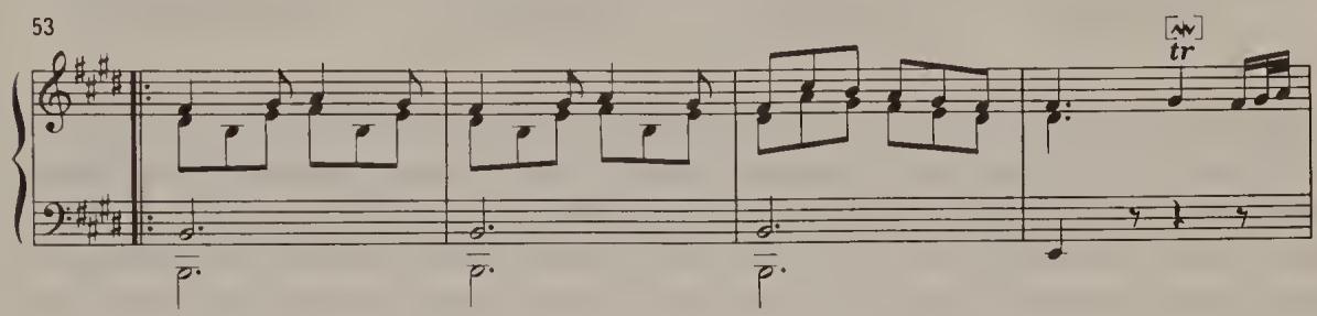 Ex. 12.12. D. Scarlatti, Sonata K. 135, bars 53–6