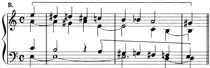 G. F. Handel: Keyboard fugue in a
