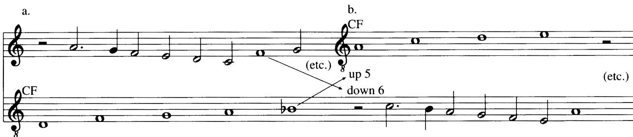 Example 13-11 (Angleria)；Example 13-12 (Zarlino)