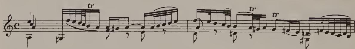Ex. 13.2. Solo Violin Sonata No. 2, BWV 1003, first movement